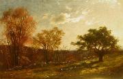 Charles Furneaux Landscape Study painting